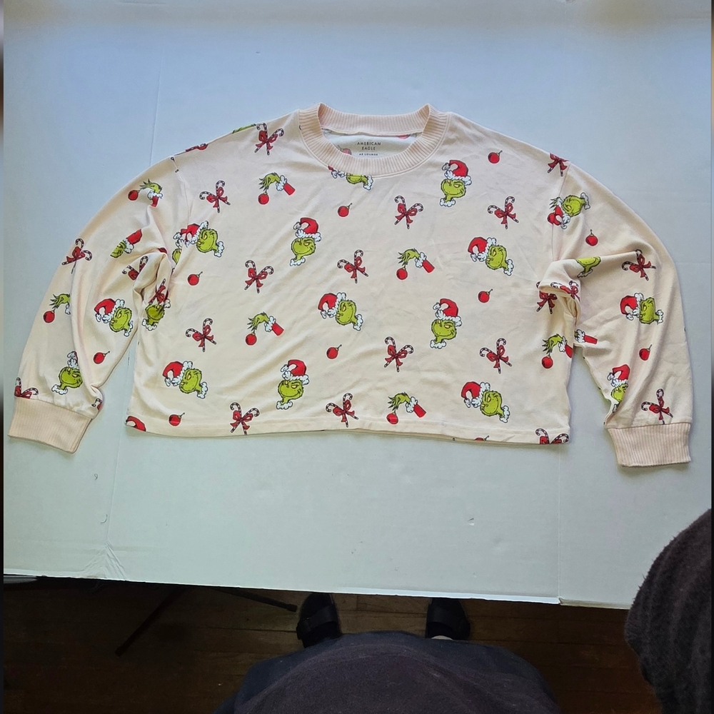 Grinch Lounge Crop Top